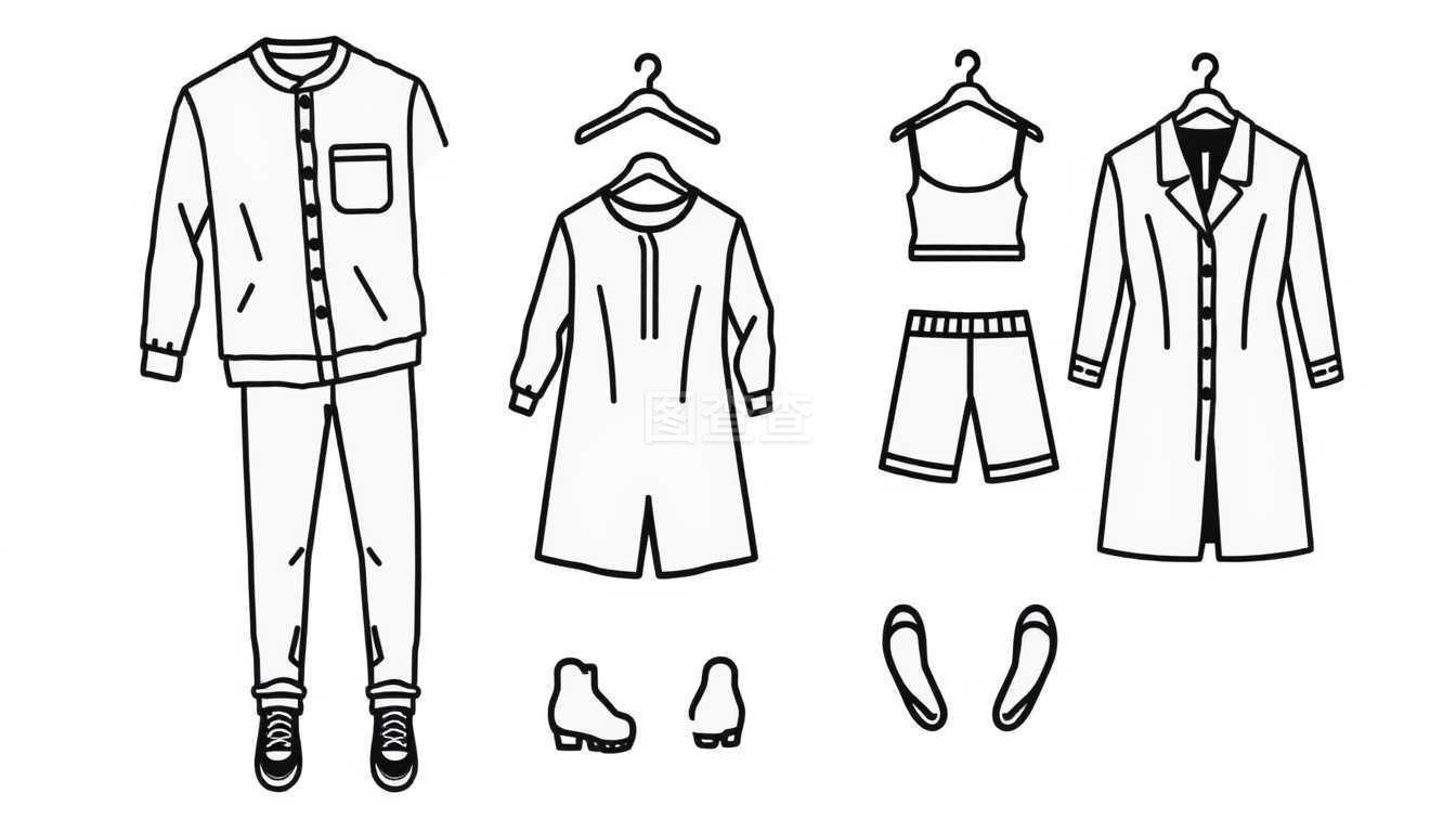 簡設(shè)計(jì)之詩 那抹抽象的服裝圖標(biāo)